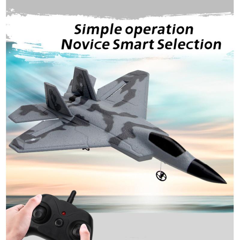 Avion RC FX622 2.4G 2CH – Micro Planeur F22, 24 G, Batterie 220mAh, Prêt à Voler