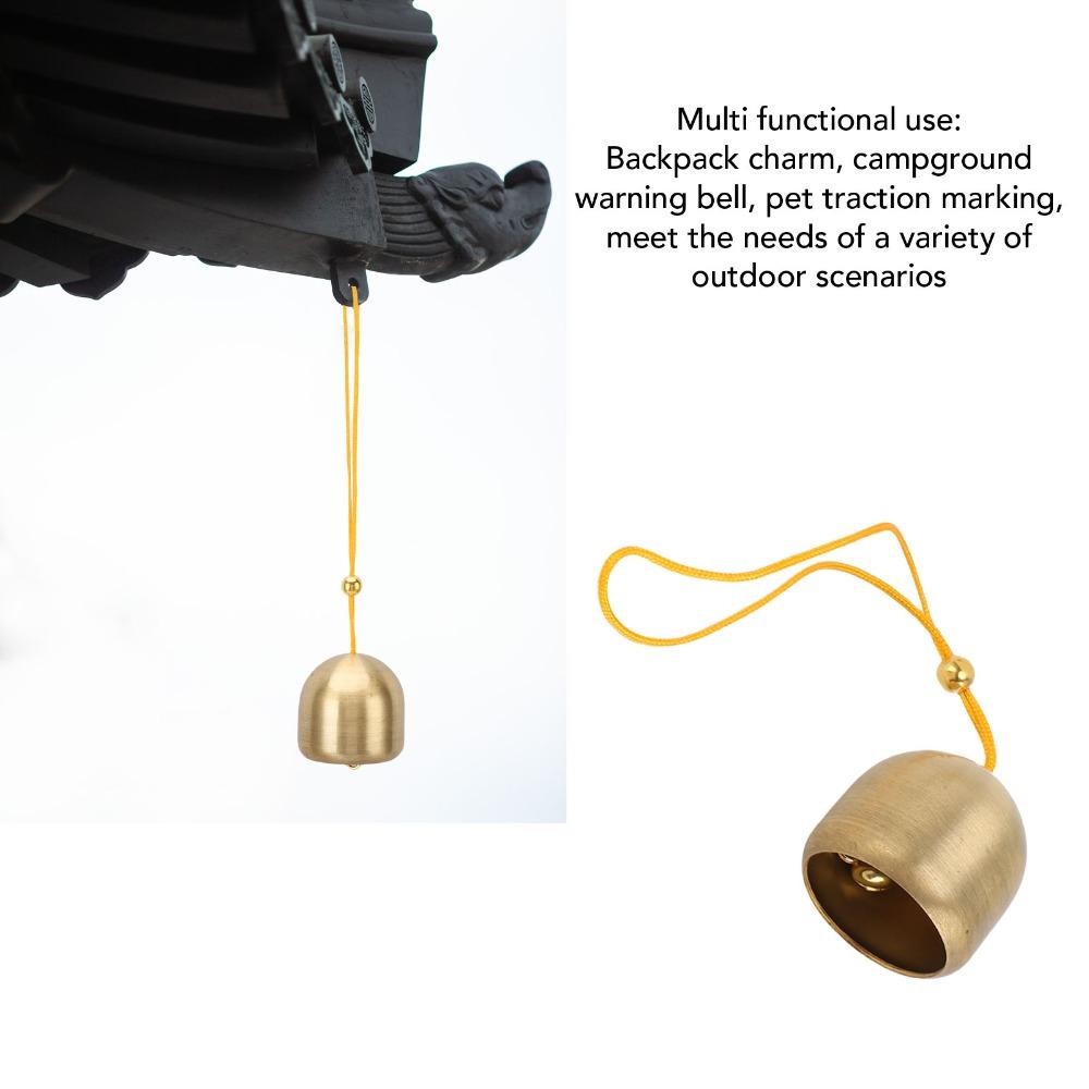 6 Pcs Round Hanging Bells Clear Crisp Sound Jingle Bells Durable Decorative Bells Home Decor