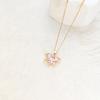 Love Necklace Women'S High Sense Simple Inlaid Zircon Pendant Jewelry