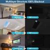 100 Blackout Darkest House Blackout Glass Privacy Film Tint Anti Look Cover Glass Window Cloth Car Decals Lamp Block Sticke