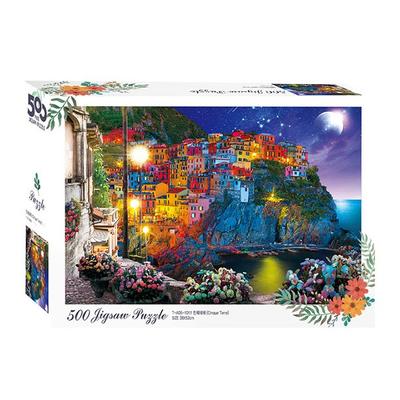 Toy & Puzzle Cinque Terre Jigsaw Puzzle T-A05-1011, 500 Pieces, Mixed Colors