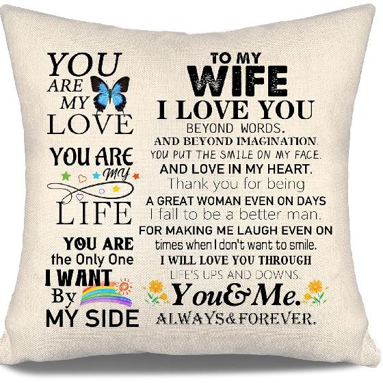 To My Bonus Daughter Gift Ideas Throw Pillow Covers for Bonus Daughter from Bonus Mom Bonus Dad Birthday Graduation Thanksgiving