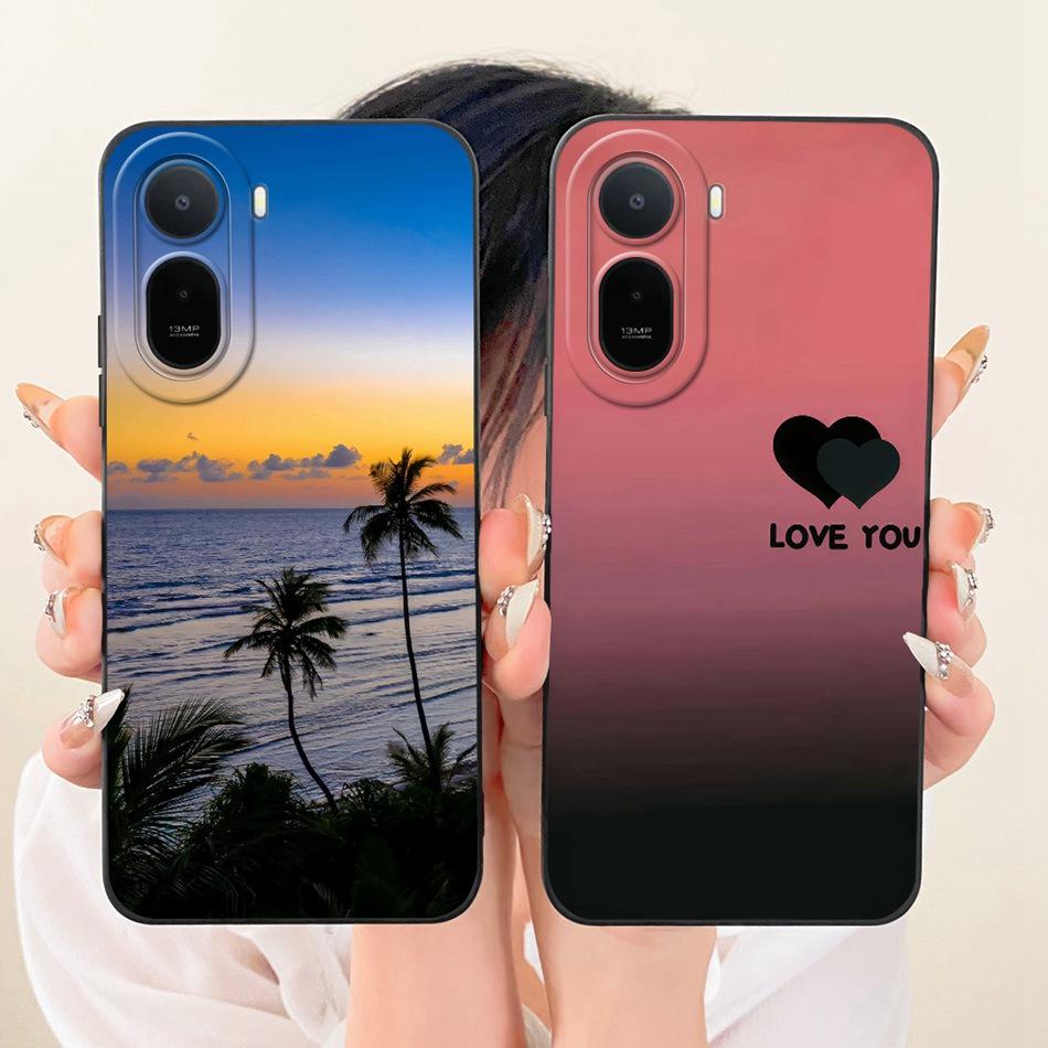 Per Xiaomi Redmi A7 Pro 2026 Custodia per Telefono Pittura Spiaggia del Tramonto alla Moda Per Redmi A7 Pro A7Pro Copertura in Silicone Morbido Paraurti