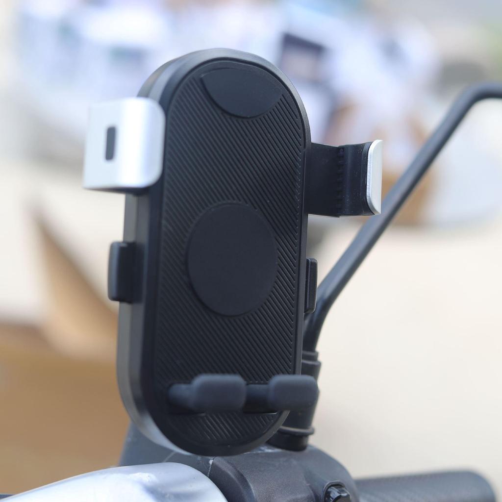 Right-Side Aluminum Phone Holder for Electric Scooter & Motorcycle