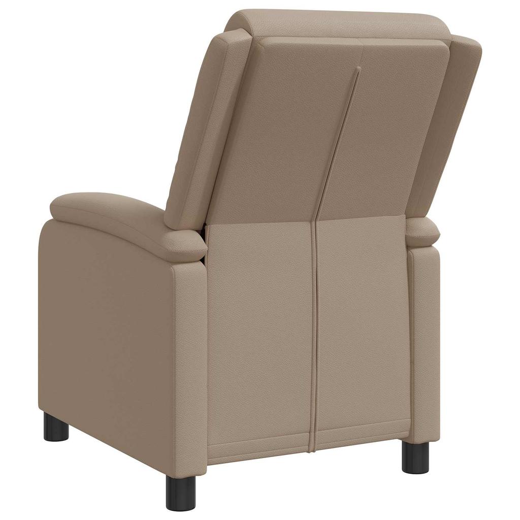 Recliner Chair Cappuccino Faux Leather