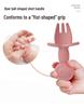 11-Piece Children's Silicone Bear Feeding Set: Food-Grade Bib, Bowl, Straw Cup & Tableware