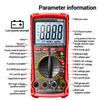 High Accuracy Digital Multimeter 2000V Automotive Tool For Automotive Repair With Backlit Screen And Accurate Readings