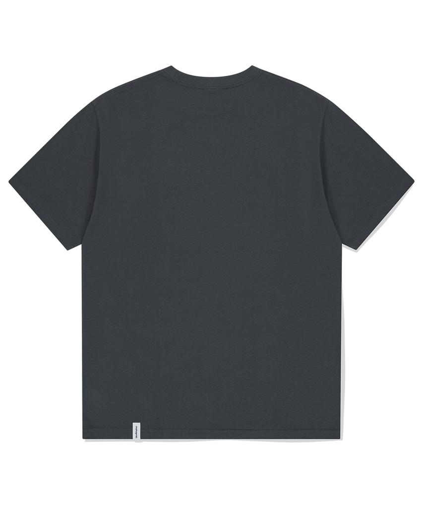 MAHAGRID Strange Puppy Tee Charcoal(Mg2Fmmt506A)