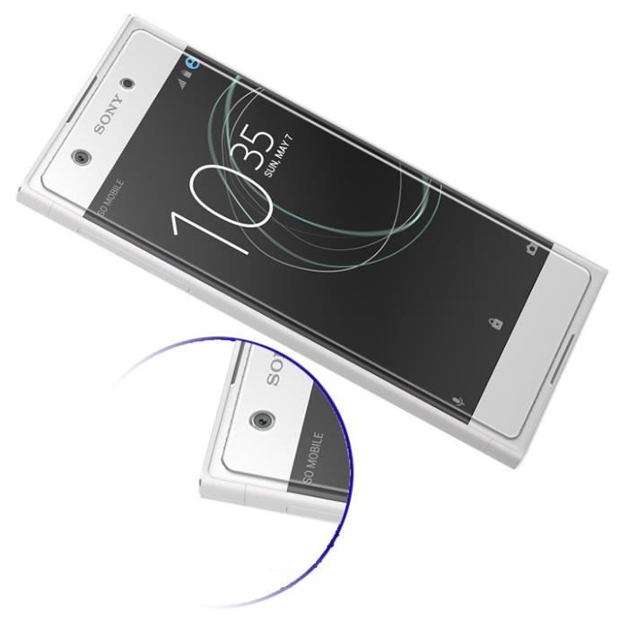 Verre Trempe Sony Xperia XA1 - [Pack 2] Film Vitre Protection Ecran Ultra Resistant [Phonillico®]