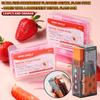 RIMI SMILE 50/150PCS Strawberry Flavor Ultra Fine Dental Floss Picks Disposable Teeth Cleaning Floss Sticks with Portable Floss