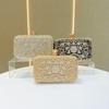 Diamond-Studded Evening Clutch for European & American Socialite Events