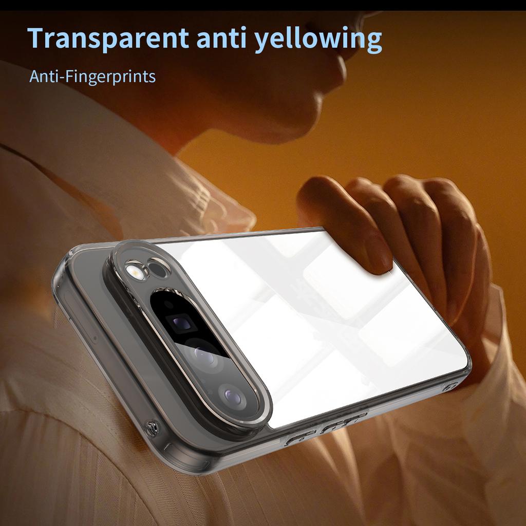 For Google Pixel 10 Pro XL Case TPU+Acrylic Phone Back Cover Anti Yellowing