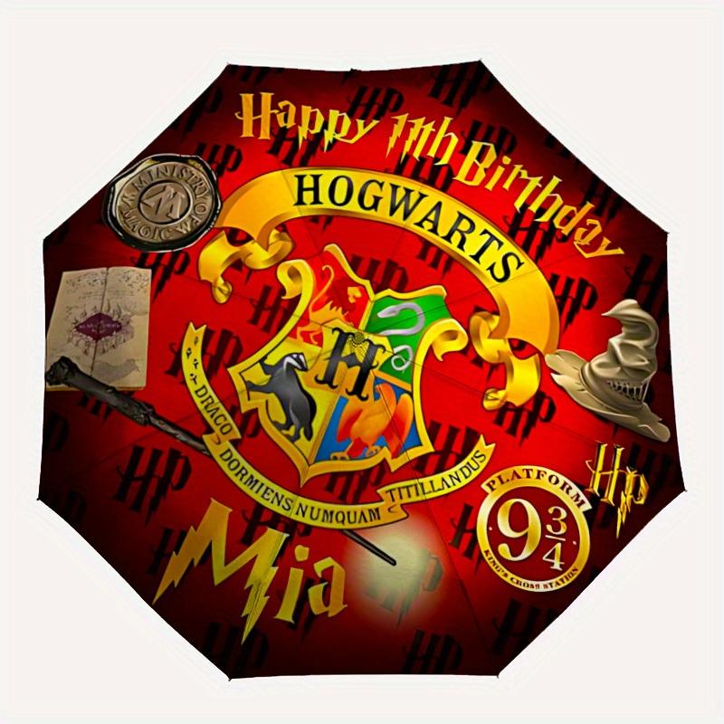 

1pc Hogwarts Automatic Umbrella 8-Bone Design Compact Gear for Outdoor Travel, Perfect Gift for Friends or Family yy250822077