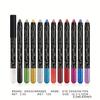 Shining Luster Eyeshadow Pencil 12 Color Mixing Palette Highlighting Eye Contouring and Eyeliner  Long-Lasting Waterproof  Eyeshadow Stick