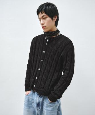 Intempomood Braided Cable Cardigan: 2 Colors
