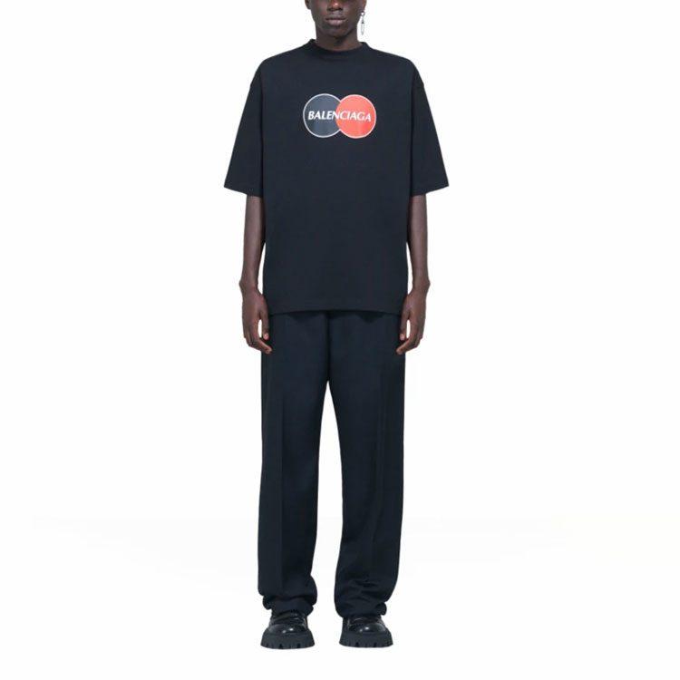 Balenciaga Credit Card Logo Oversized Fit T shirt 620969TIV791000