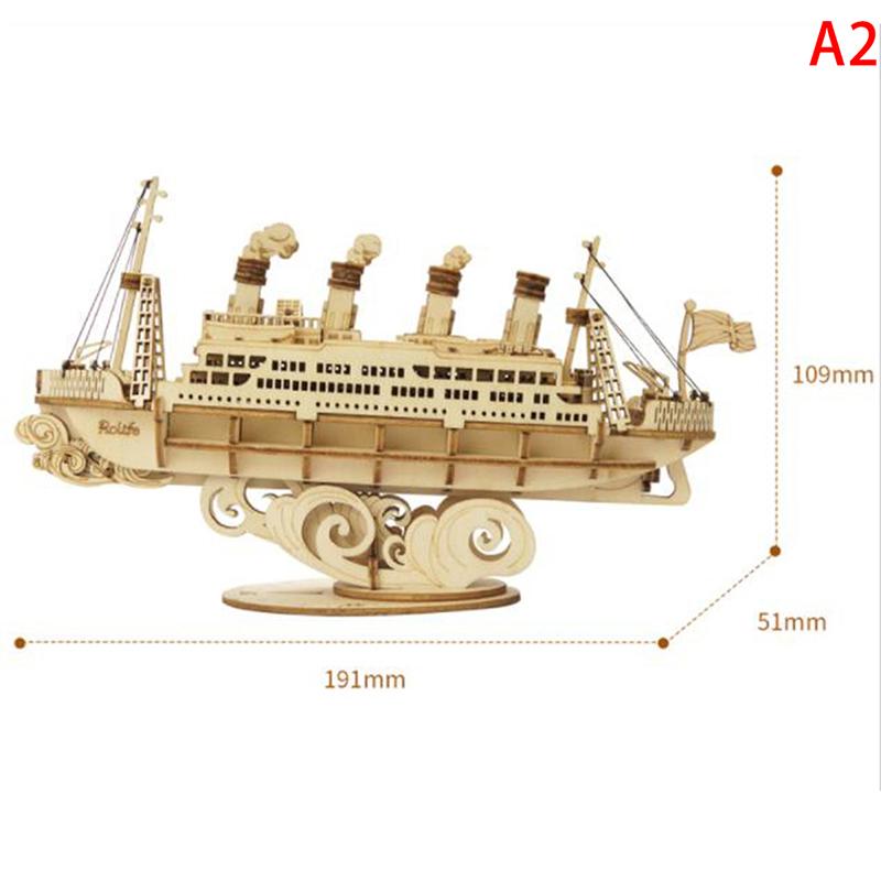 1:130/100/70/30 Sailing DIY Ship Assembly Model Classic Wooden Self-assembly Sailboat Model Gluing Model Building Kits
