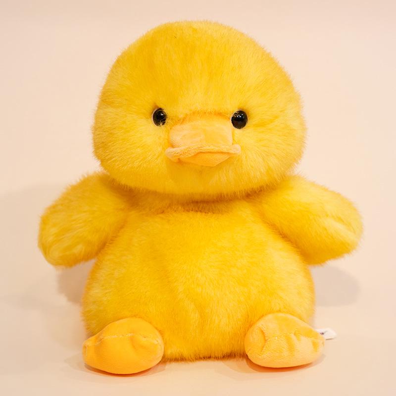 Adorable Little Yellow Duck Plush Toy - Cute Children's Birthday Gift Doll