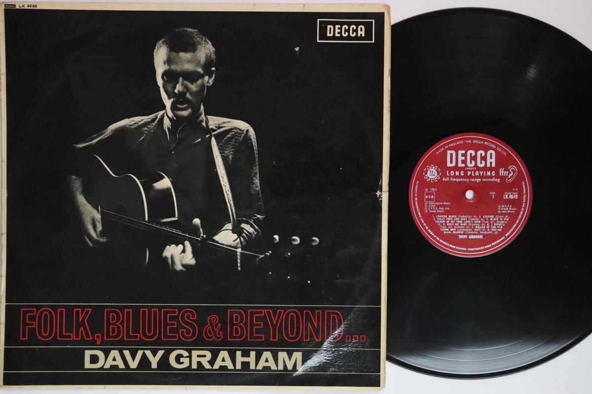 

Виниловая пластинка DAVY GRAHAM Folk Blues Beyond LK4649 DECCA 1965 UK Блюз Б/У