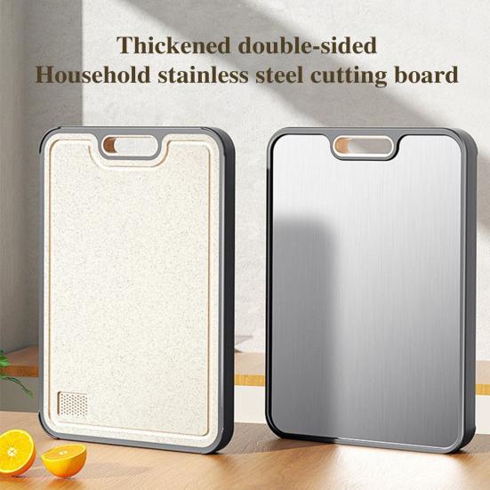 Tocător cu două fețe și canelură pentru suc, 2 în 1, antiderapant, pentru legume