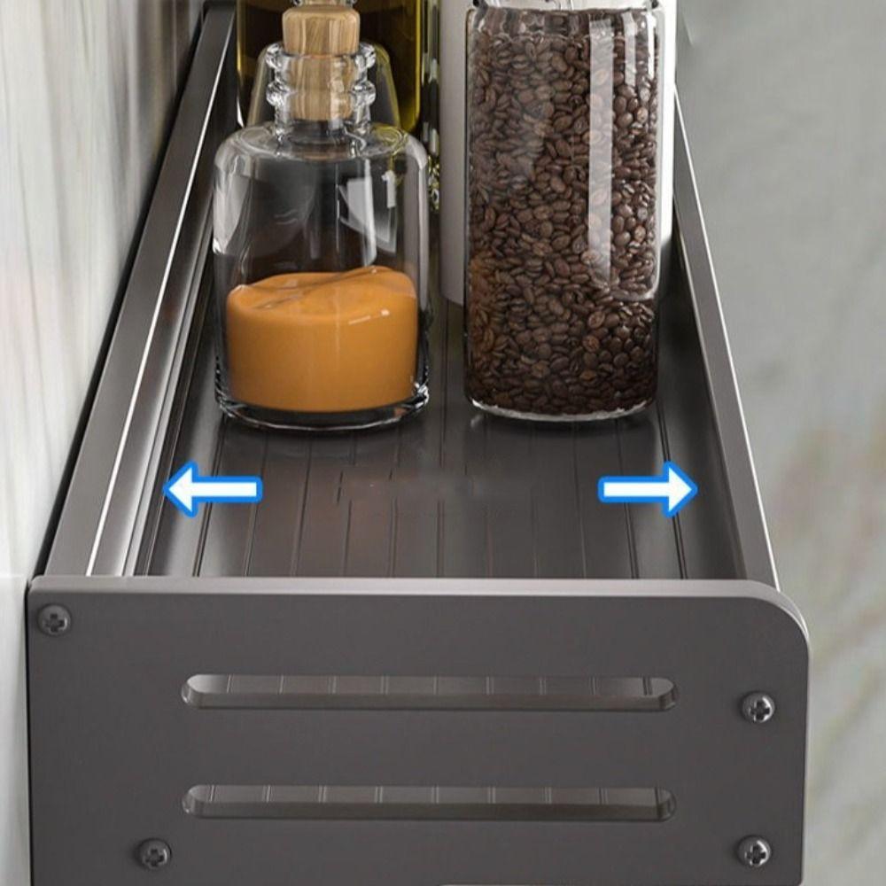 30/40CM Kitchen Storage Rack Space Saving Wall Mounted Rack  Household Storage