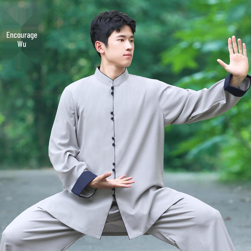 Li Wu High-End Tai Chi Anzug für Damen und Herren für die Herbst-/Wintersaison für die Morgenpraxis