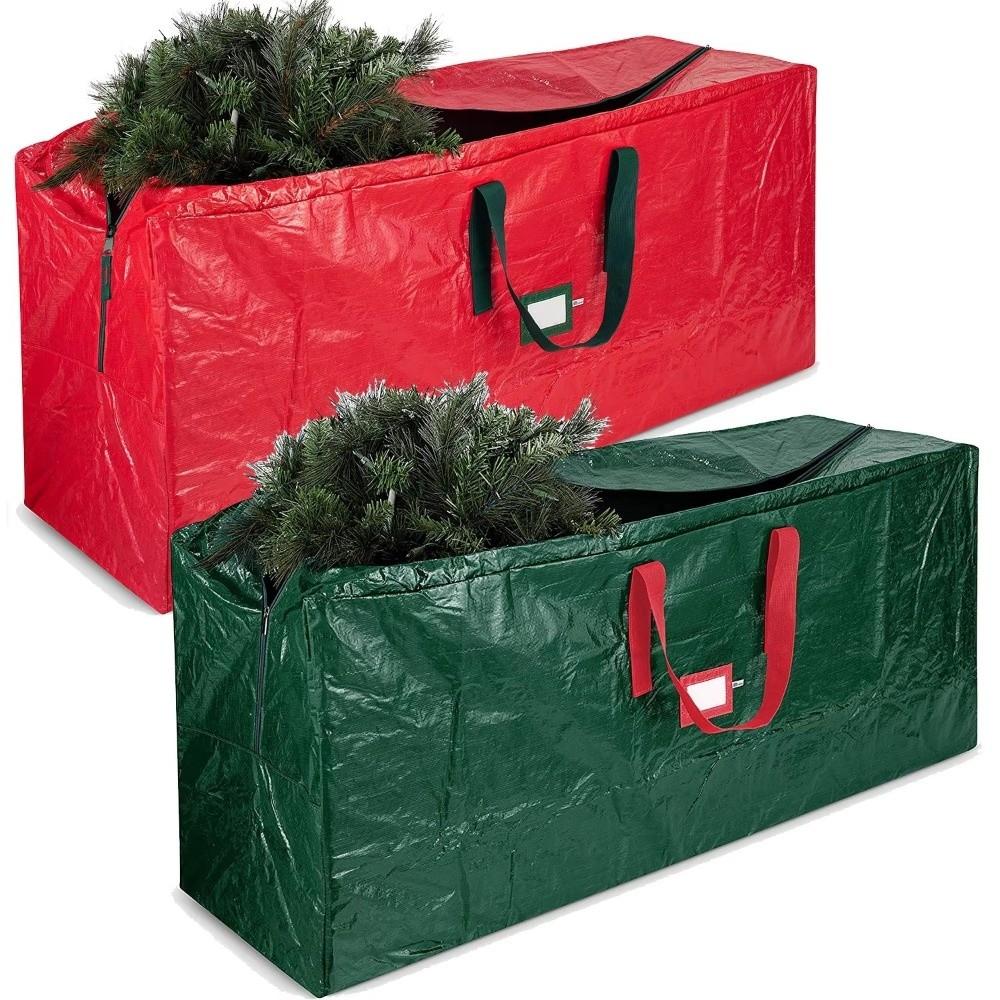 Foldable Christmas Tree Storage Bag Waterproof Durable Xmas Furniture Packs Large Capacity Carry Handles Artificial Tree Tote