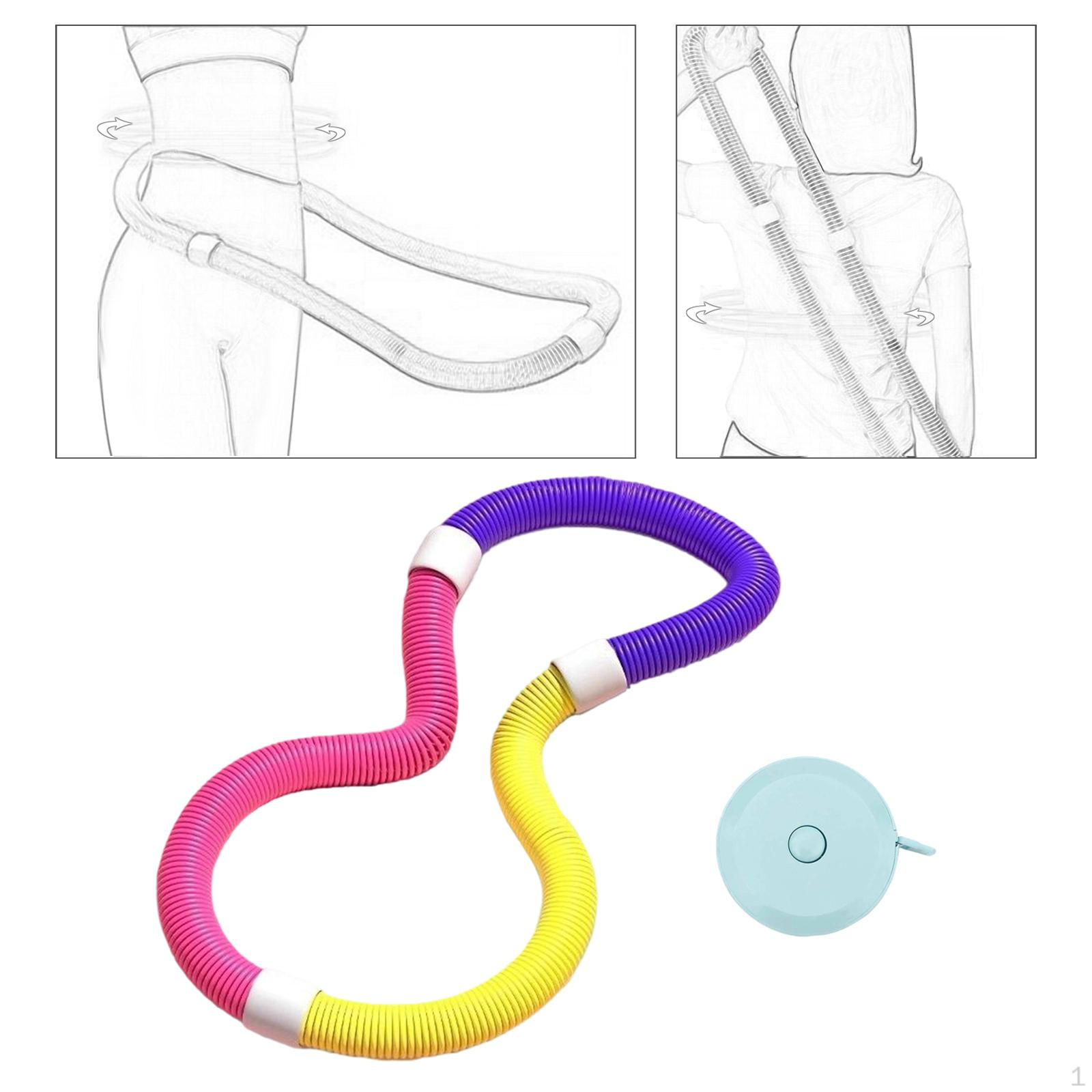 

Утяжеленный фитнес-обруч 160 см, пружинный дизайн, адаптируемый размер pink yellow 1kg