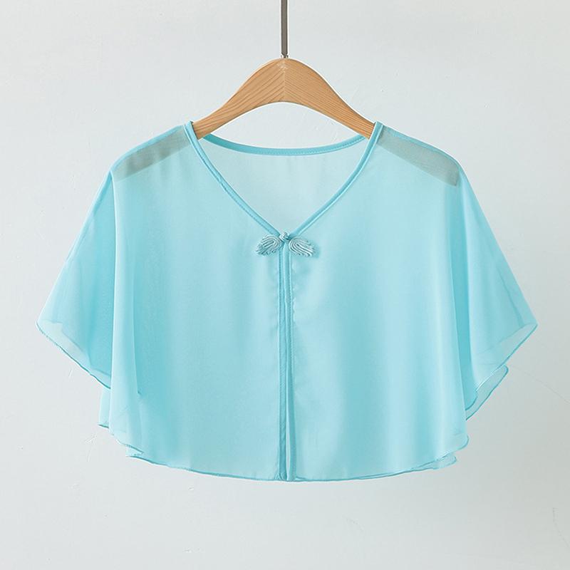 Chiffon Short Outer Wear Sunscreen Shawl Women Sun Clothing Summer Spring Sun Protection Cloak Lace Thin Jacket