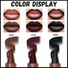 Three color two in one gothic lipliner set, gloss lipliner plump smooth cream lip liner, high pigment long-lasting lipstick