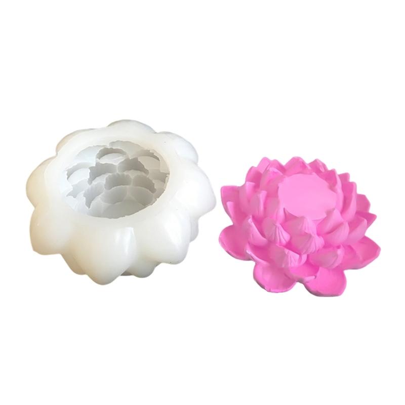 Flower Themed Silicone Candle Molds for Epoxy Resin Handmade Candle Soap Fondant Candy Cake Molds Chocolate Molds