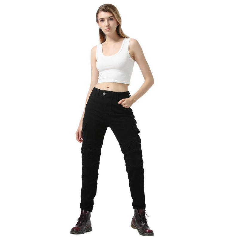Motorcycle jeans, female rider motorcycle pants, Kevlar tear-resistant cycling drop-resistant pants