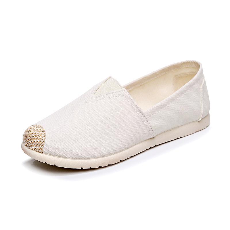 2025 Spring & Fall Women's Canvas Shoes: Breathable, Non-Slip, Soft Sole Casuals for Middle-Aged & Elderly