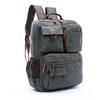TS JYL laptop bag,Canvas Backpack Vintage Large Travel Student Laptop Bag