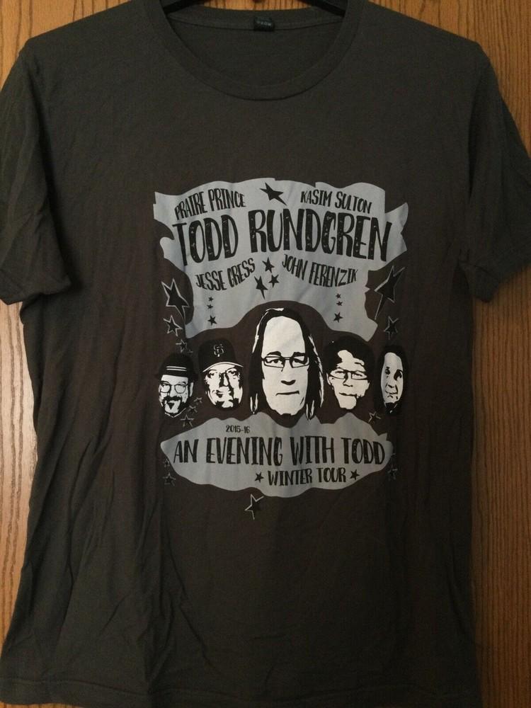 Todd Rundgren - An Evening With Todd - Winter Tour 2015-16 T-shirt S-4XL Unisex T-Shirt S