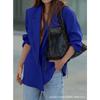 Women S Casual Loose Fit Blazer Commute Versatile Outerwear