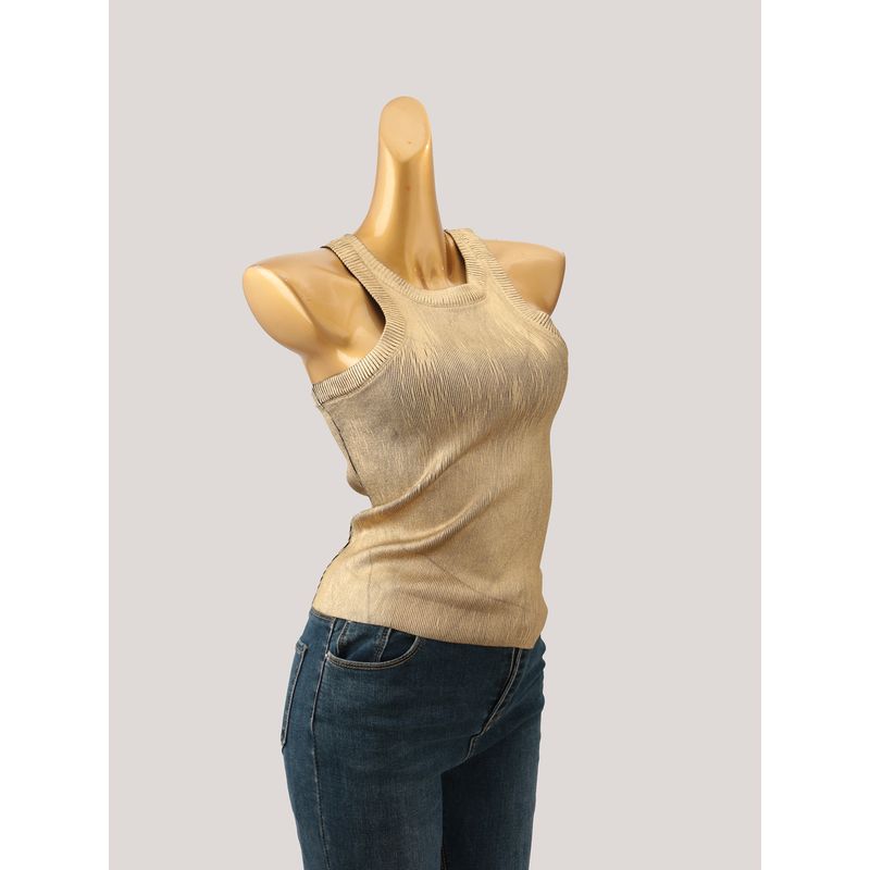 Export Heavy Industry Paint Stylish I-Shaped Halter Vest Female Outer Wear Inner Wear Style Western Style off-the-Shoulder Sleeveless Tops