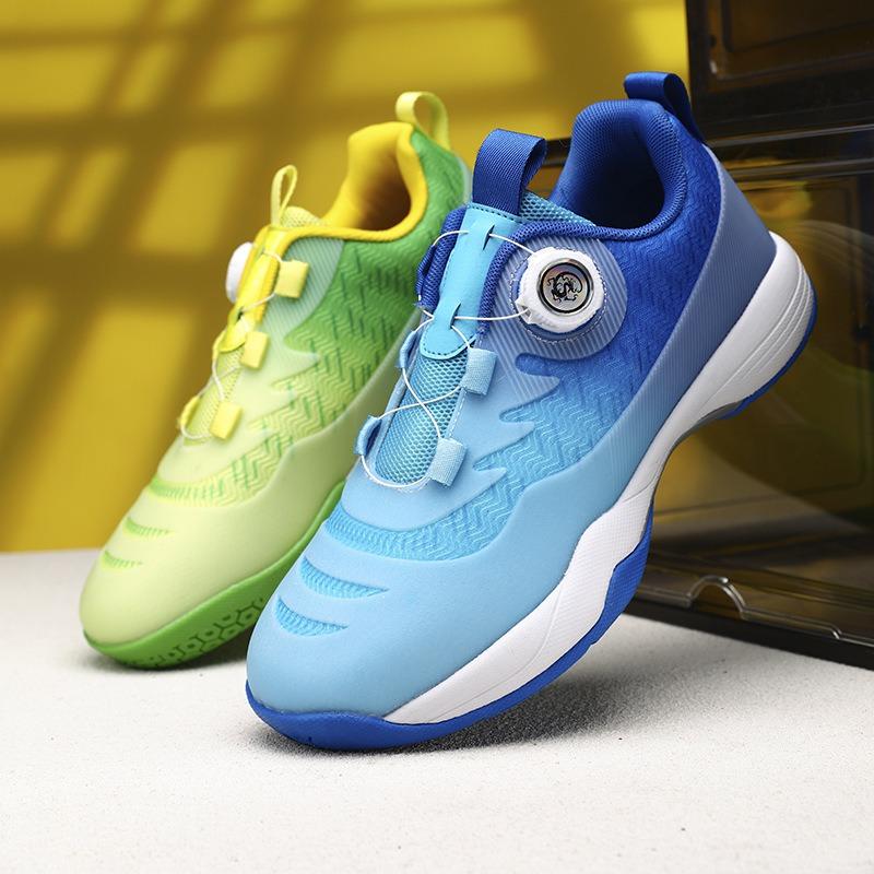 Mandarin duck badminton shoes rotating buckle male and female students table tennis shoes tennis volleyball sports shoes casual shoes
