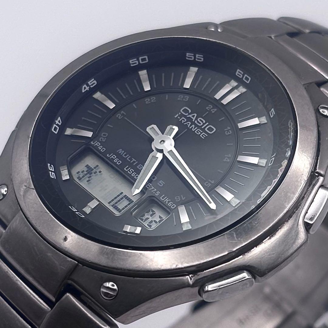 

[USED] Casio i-RANGE IRW-M10T Radio Solar Multi-Band 5 Watch, Working Condition