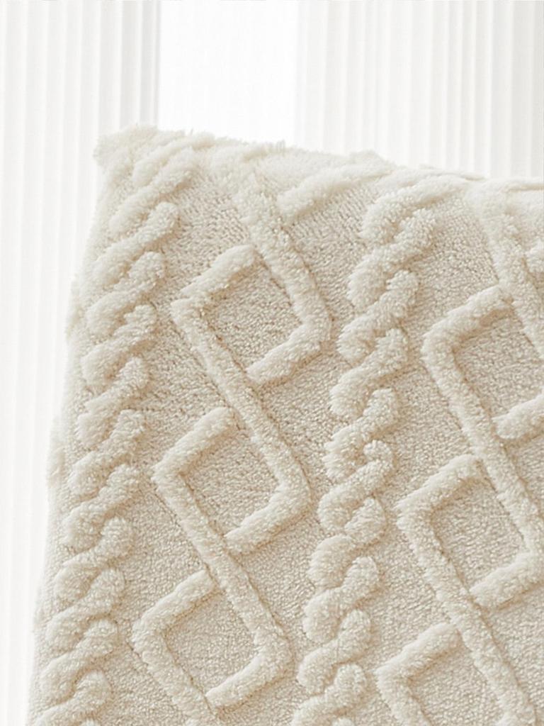 Modern Minimalist Cable Knit Elastic Chair and Stool Cover