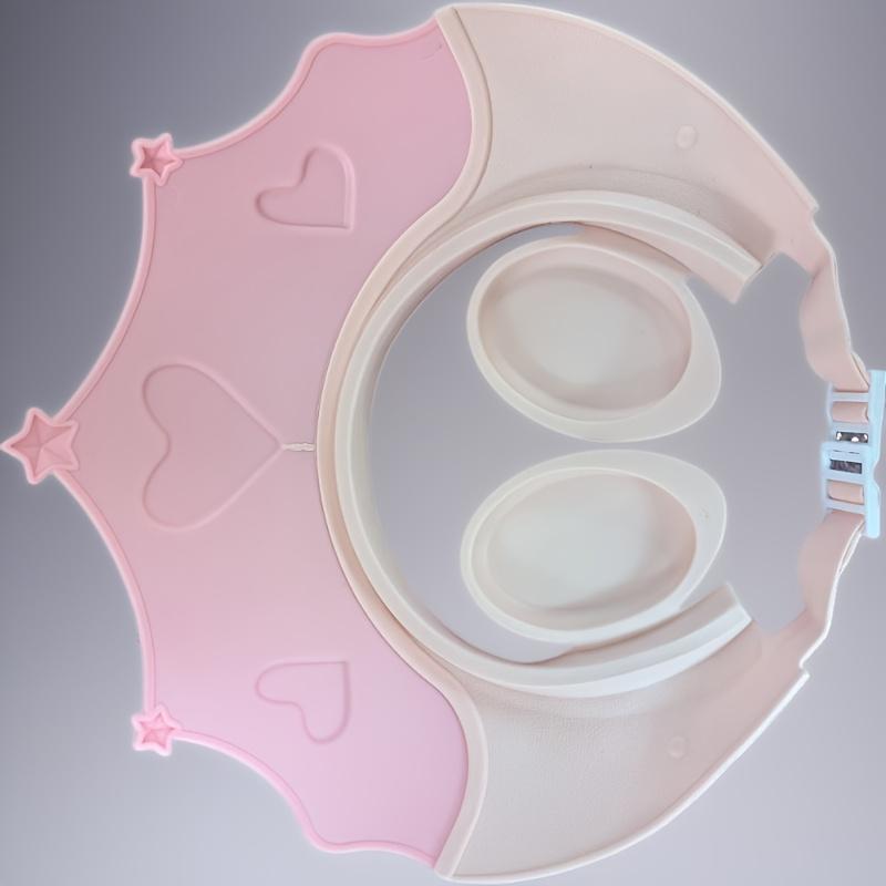 1 Stück Verstellbarer Kronen-Ohrenschützer Duschhaube, Hochwertiger Hut, Enganliegendes Design, Geeignet für S und S - Haarwasch- und Badehut, Duschhaube, Badezubehör