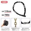ABUS a Trusted German Brand with 100 Years of Is a Bicycle Lock for Road This Chain Lock Includes a Theft Compensation System and Is 110cm Long and