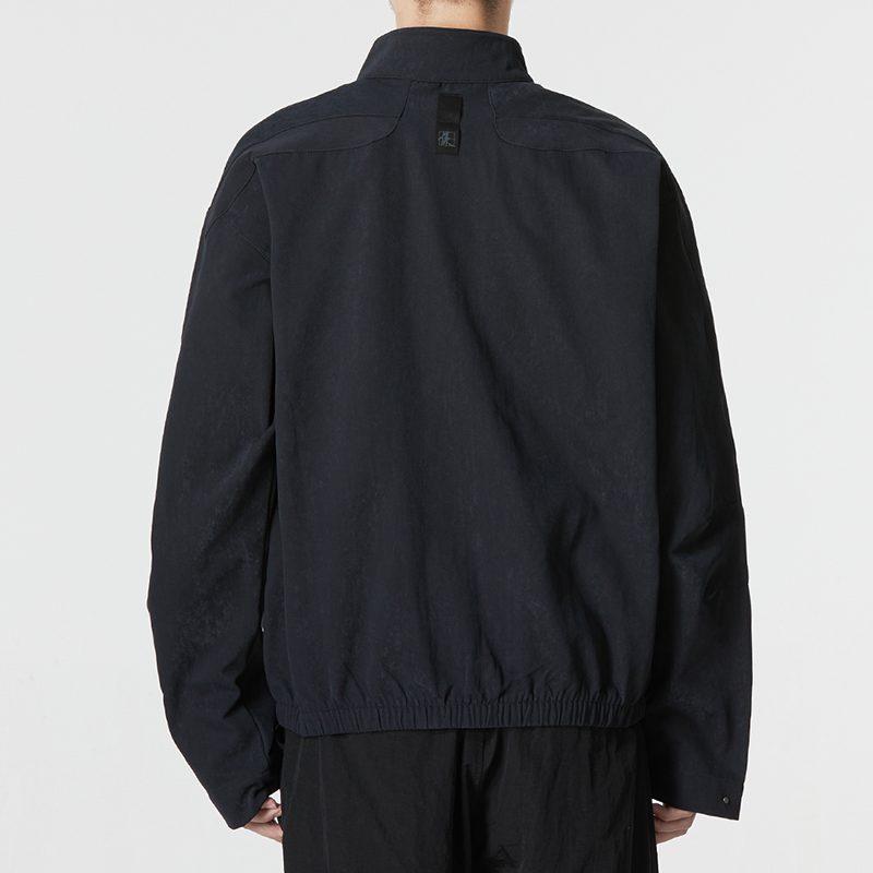 Adidas Jackets Men's Black Stand Collar Moderate Other HM5172