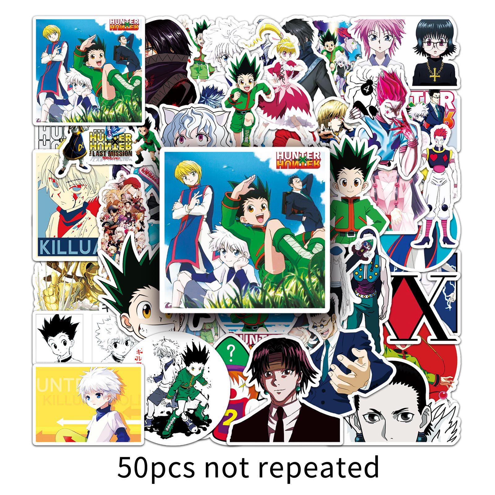 50 Japanese Anime Cartoon Graffiti Stickers for Suitcases, Notebooks, and Phones