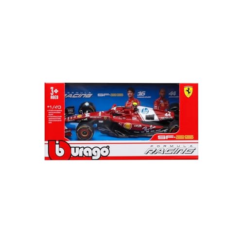 Bburago 2025 Model 1/43 Scale F1 Scuderia Ferrari #16 Charles Leclerc 2025 Seasonal Car / Race Sports Car Miniature Diecast Model Finished Product 18-