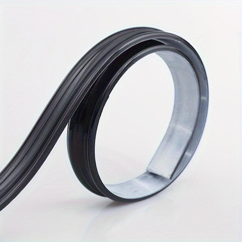 1 Rolle 1mX3,2cm Selbstklebender PVC Dekorstreifen Flexibel Biegsam für Wände Böden Schränke DIY Bilderrahmen Heimdekoration