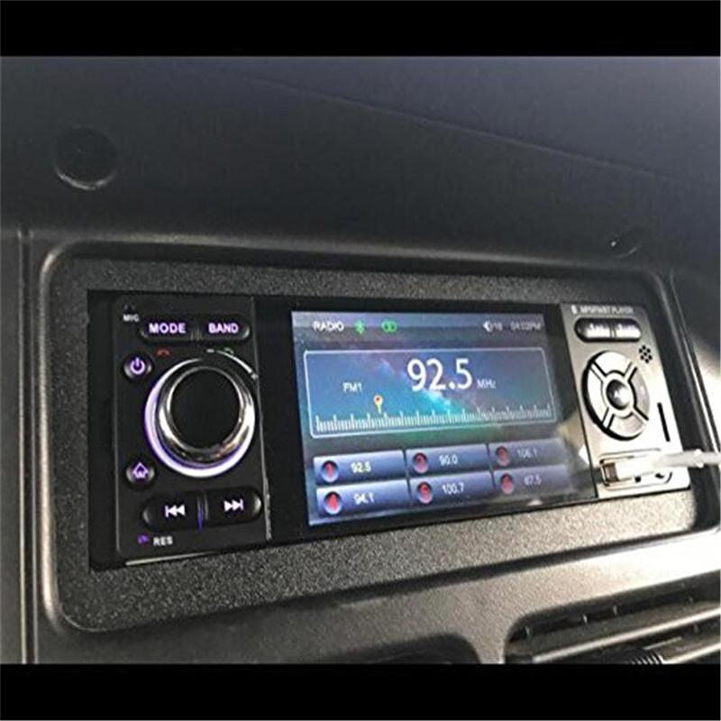 4.1" 1Din Car Radio Audio Stereo Player MP5 USB AUX Touchscreen Bluetooth Remote