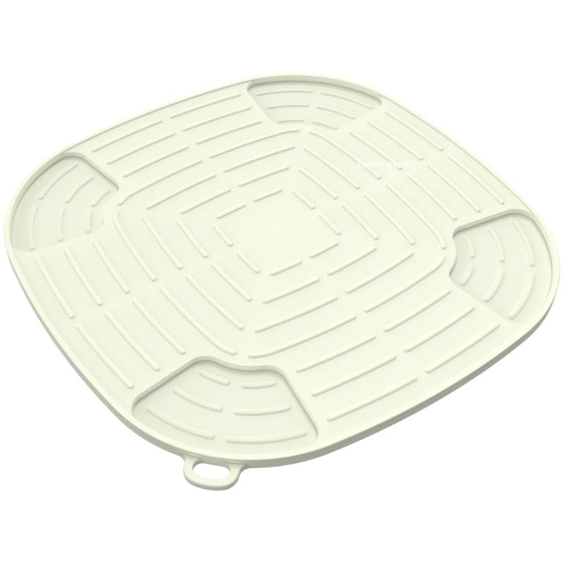 Multi Purpose Silicone Air Fryers Accessory Heat Resistant Foods Grade Pad For Baking Trays Lids