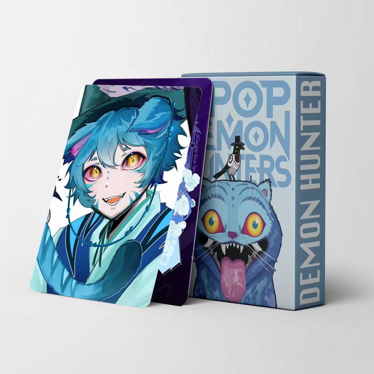 

55 шт./Коробка K-POP Истребители демонов Карточки ЛОМО Аниме Нелепый Тигр Коллекционный Набор Игрушка Подарки для фанатов