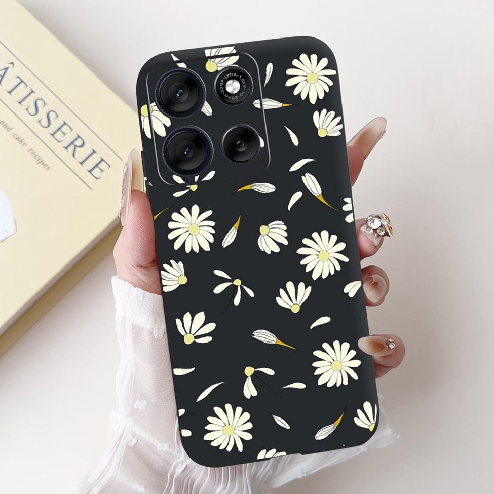 5G For Motorola Moto G56 G86 Cover For Motorola Moto G86 Case Silicone Fashion Butterfly Luxury Cute Funny Painted Back Cover